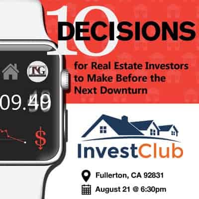 10 Decisions to Make Before the Next Downturn with InvestClub