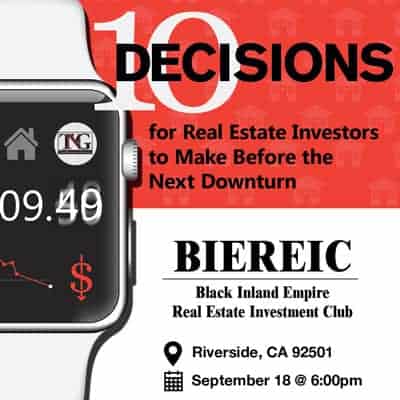 10 Decisions to Make Before the Next Downturn with BIEREIC