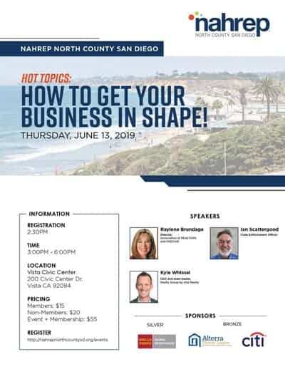 Hot Topics: How To Get Your Business In Shape! with NAHREP
